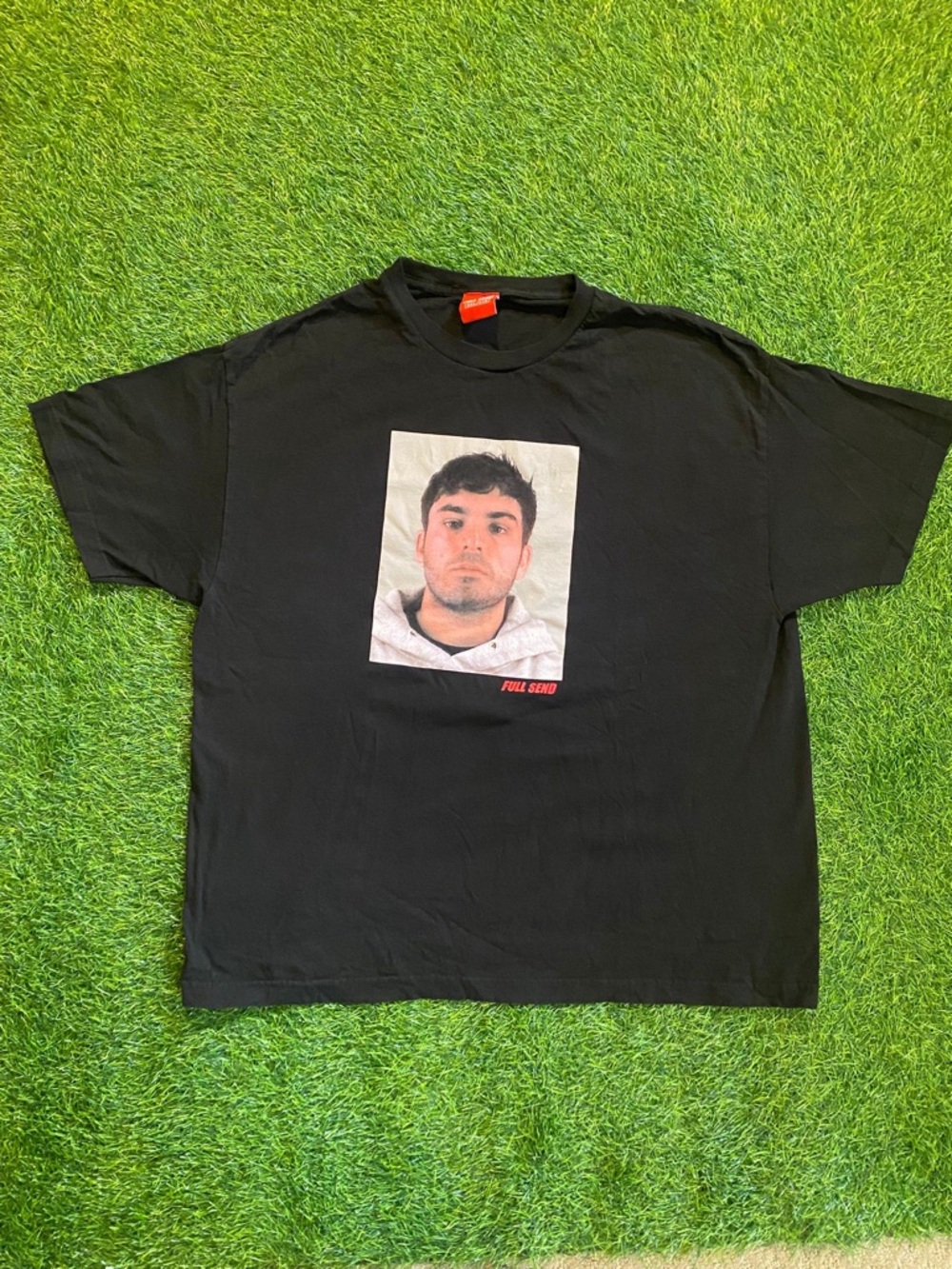 Nelk Boys full send Kyle foregard mugshot t shirt size 2XL